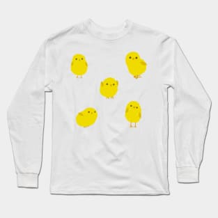 Guess Who Soggy Chick Sticker Pack (Yellow) Long Sleeve T-Shirt